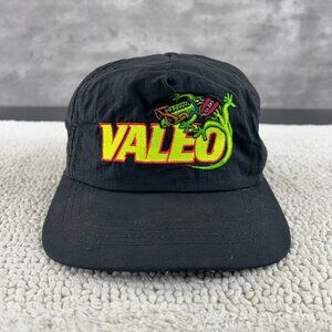 Vintage Valeo Snapback Trucker Hat OSFA Gecko Lizard Iguana Reptile Embroidered